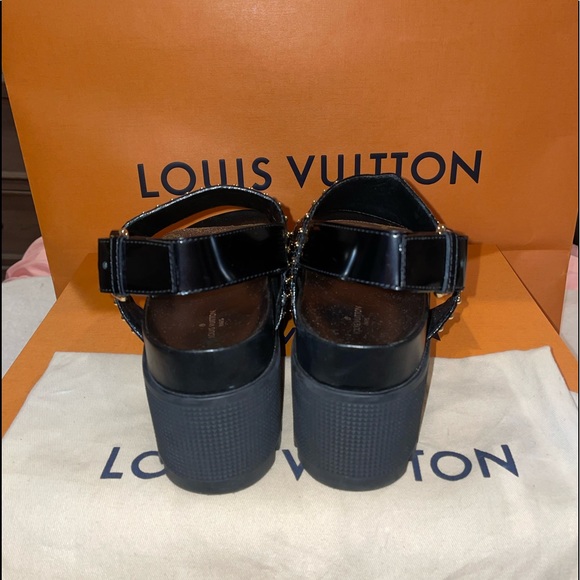 LOUIS VUITTON AI8S58GZO2N370 LAUREATE PLATFORM SANDAL - Picture 2 of 5